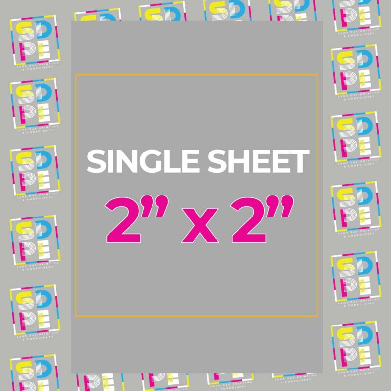 Order 2"x2" DTF Transfers on a Single Sheet Thumbnail