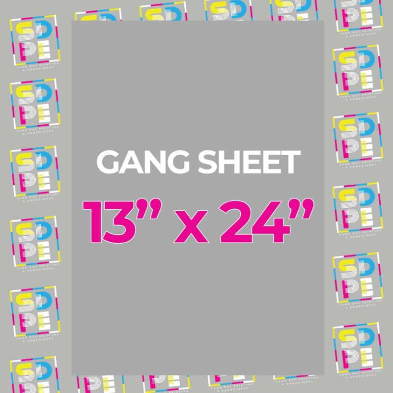 Order 13"x24" DTF Transfers on a Gang Sheet Thumbnail