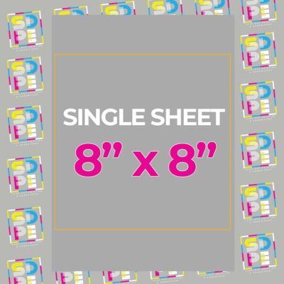 Order 8"x8" DTF Transfers on a Single Sheet Thumbnail