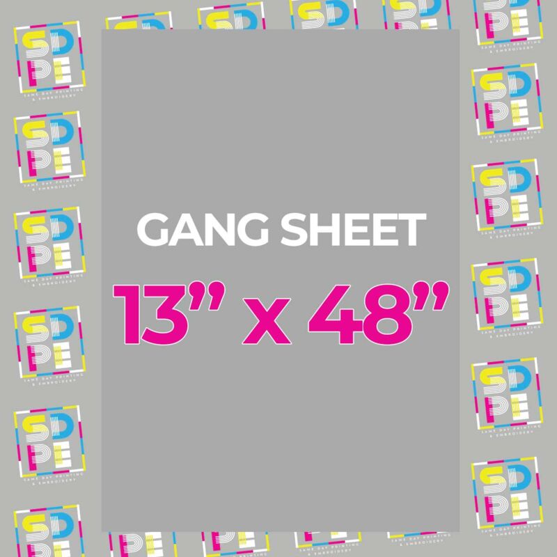 Order 13"x48" DTF Transfers on a Gang Sheet Thumbnail