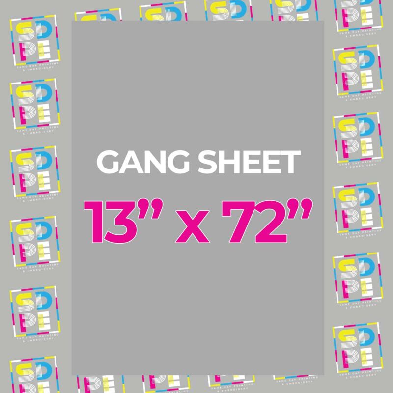 Order 13"x72" DTF Transfers on a Gang Sheet Thumbnail