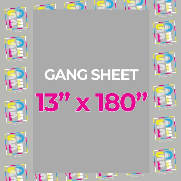Order 13"x180" DTF Transfers on a Gang Sheet Thumbnail